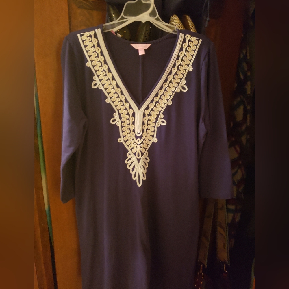 Lily Pulitzer navy dress XL